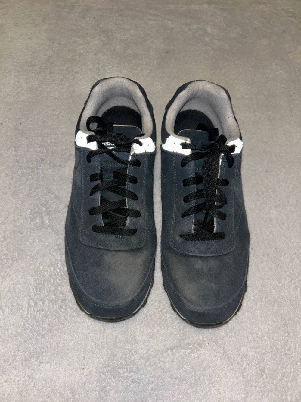 Men's Reebok Black Suede Composite toe Sneakers - 10.5W